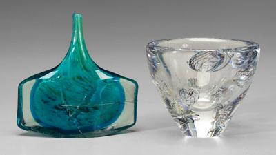 Mid-century modern glass, Lundin: