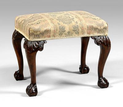 Chippendale style carved footstool  93c00