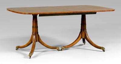 Regency style dining table mahogany 93c09