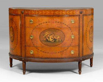 Adam style inlaid commode with 93c26