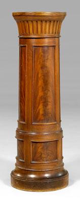 Classical form mahogany pedestal  93c27
