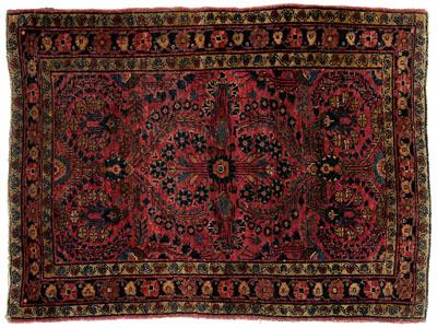 Sarouk rug, central medallion with