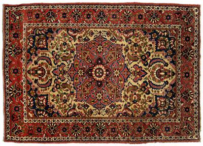 Rug, ornate central medallion with