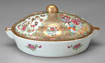 Chinese famille rose warming dish  93c68