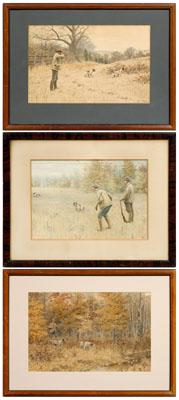 Three A.B. Frost hunting prints (Arthur