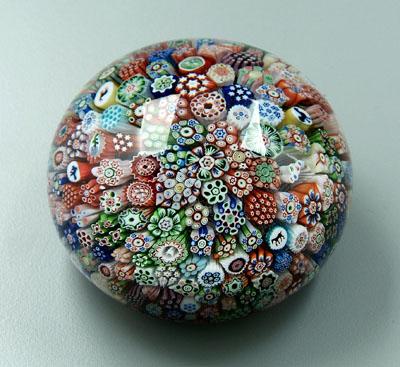 1848 Baccarat paperweight, closely