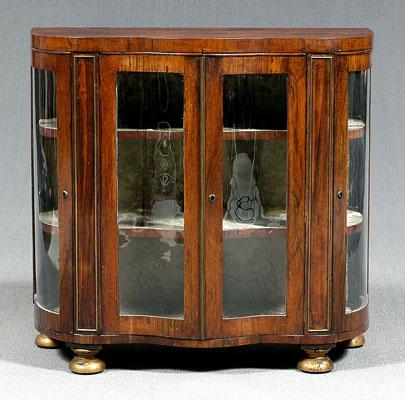 Victorian rosewood vitrine cabinet  94118