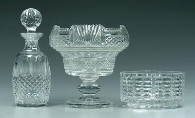 Three pieces Waterford glass 9 9415f