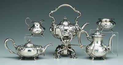 Five piece sterling tea service  941a6