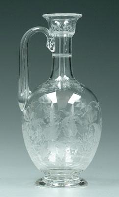 Northwood glass claret jug fine 941c6