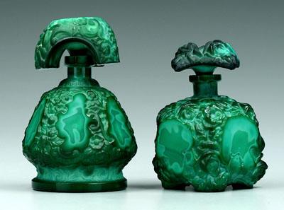 Pair [faux] malachite perfumes: