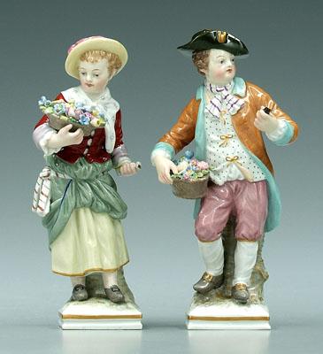 Two KPM figures: boy and girl, each