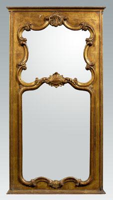 Louis XV style [trumeau] mirror,