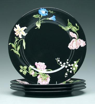 Four Tiffany & Co. Connolly plates: