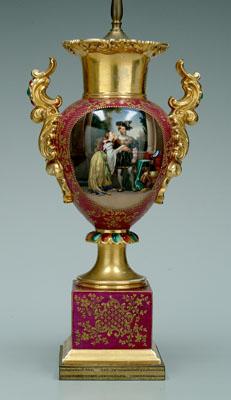 Porcelain urn extensive gilt decoration 9423c