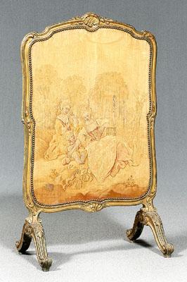 Louis XV fire screen finely carved 94241