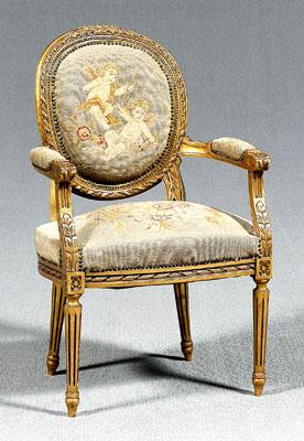 Louis XVI style child size fauteuil  94249