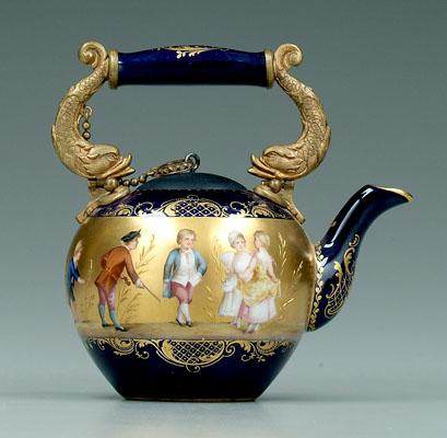 Royal Vienna porcelain teapot,