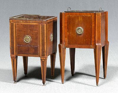 Two similar French inlaid planters  94270
