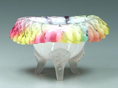 Rainbow mother of pearl footed 9429b