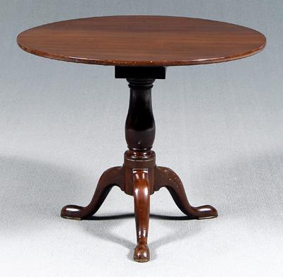 Chippendale tilt-top tea table, mahogany