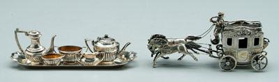 Miniature silver items German 93f51