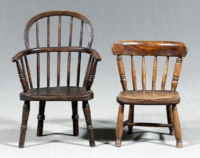 Two Windsor child s chairs both 93f82