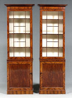 Pair George III breakfront cabinets  93fdb