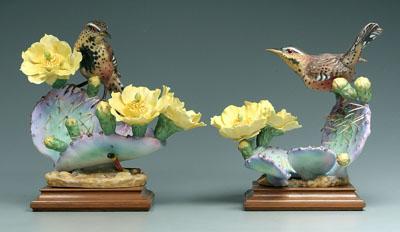 Two Doughty bird figurines cactus 93fe9