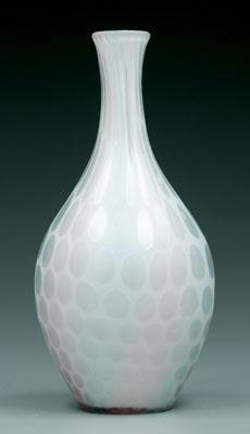 Mother of pearl satin glass vase  94032