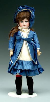 Bisque head doll marked Santa, jointed