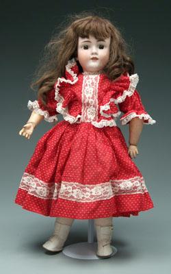 Walkure bisque head doll, jointed