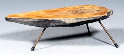 Karl Aubock coffee table, naturalistic