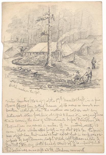 Pattison Virginia Civil War sketch (James