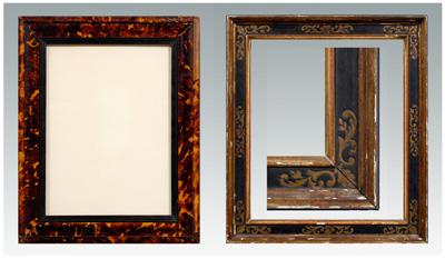 Two frames: one Italian style,