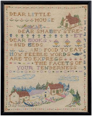 1929 needlepoint cross stitched 944ea