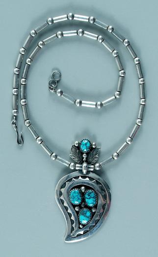 Julian Lovato silver necklace Santa 94504