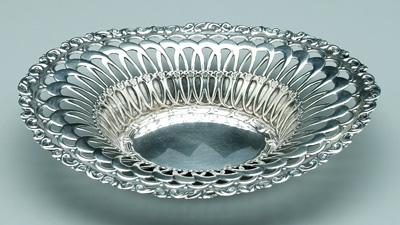 Whiting sterling openwork bowl,