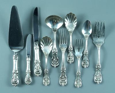 Francis I sterling flatware, Reed