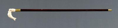 Rosewood and ivory walking stick  94527