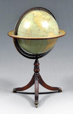 Regency style terrestrial globe  9453c