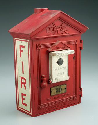 Fire alarm station, &quot;Gamewell&quot;,