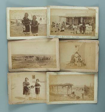 Six cabinet cards Indians Parker  94589