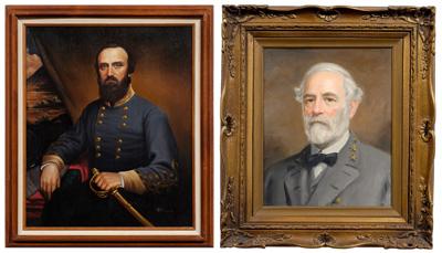 Two Civil War portraits: Robert E. Lee,