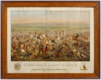 Custer chromolithograph quot Custer 39 s 945cb