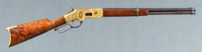 Nimschke engraved Winchester rifle  945d6