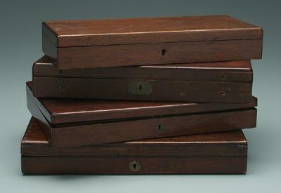 Four Colt Revolver wooden cases  94610