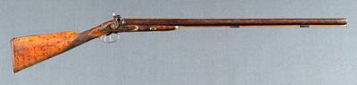 Double barrel percussion shotgun, muzzle