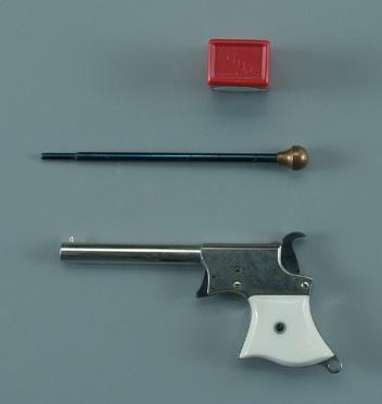 Miniature Remington pistol, working