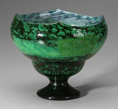 Daum Nancy center bowl mottled 9465b